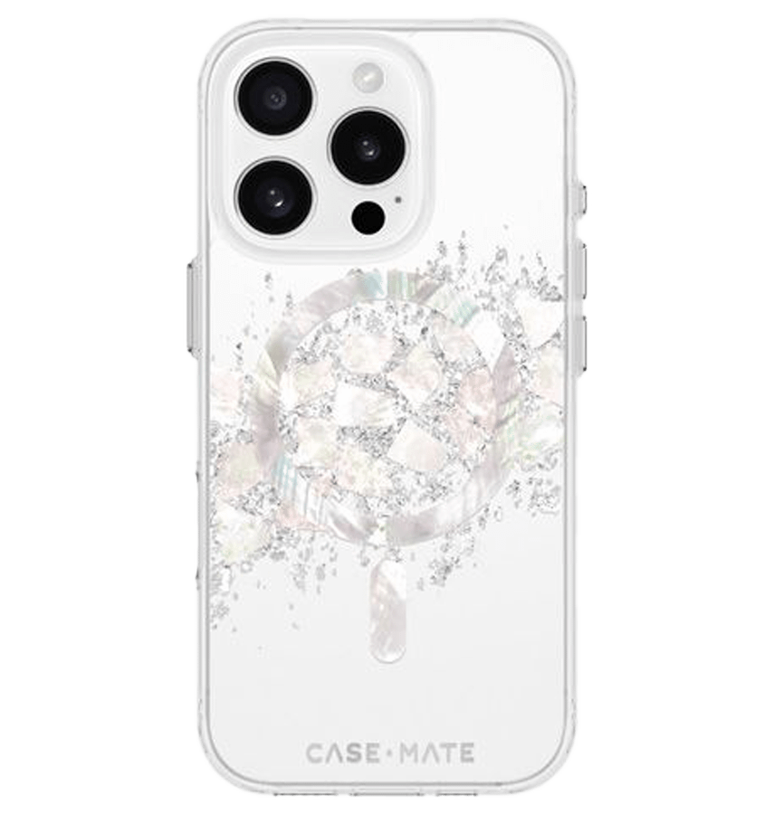 Multi-Colour Case-Mate Twinkle MagSafe Back Cover for iPhone 16 Pro, eye-catching design