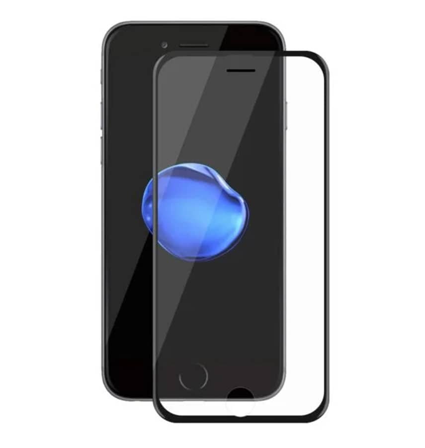 Clear tempered glass screen protector for iPhone 6/6S/7/8 Plus, anti-scratch protection.