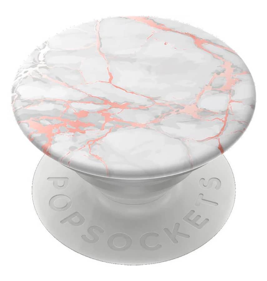 Lutz Marble PopGrip providing secure phone grip with a modern marble design