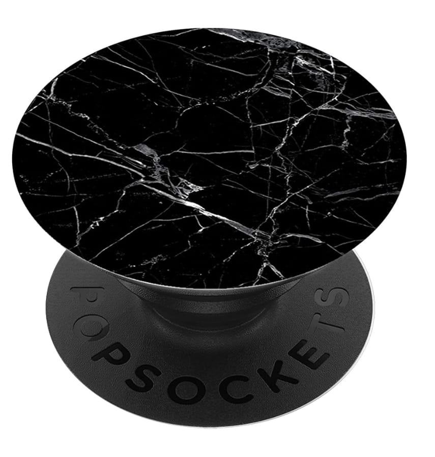 Black Universal PopSockets PopGrip for phones and devices.