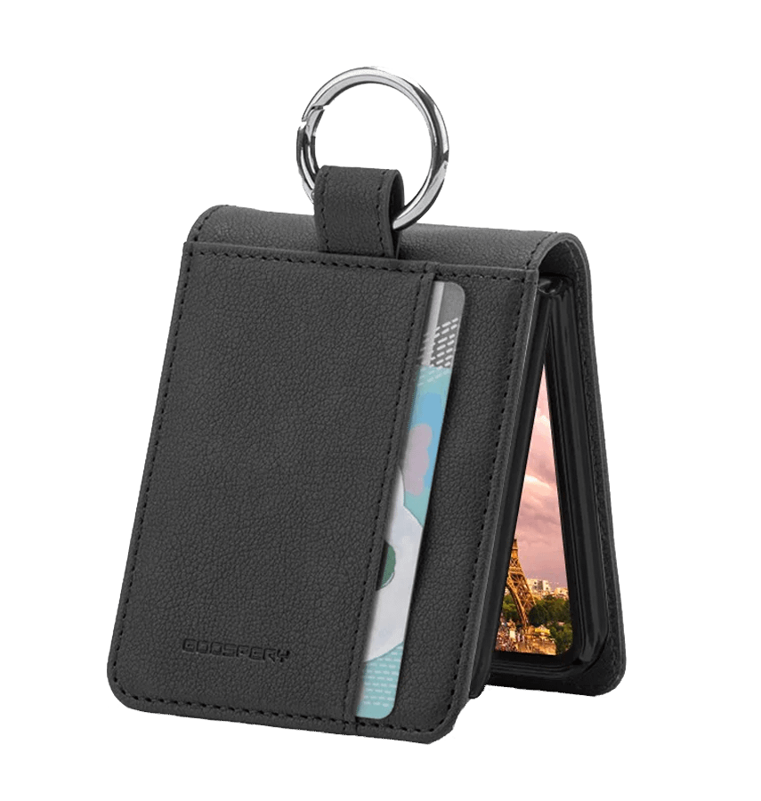 Samsung Galaxy Z Flip 6 Black Mercury Back Diary Cover
