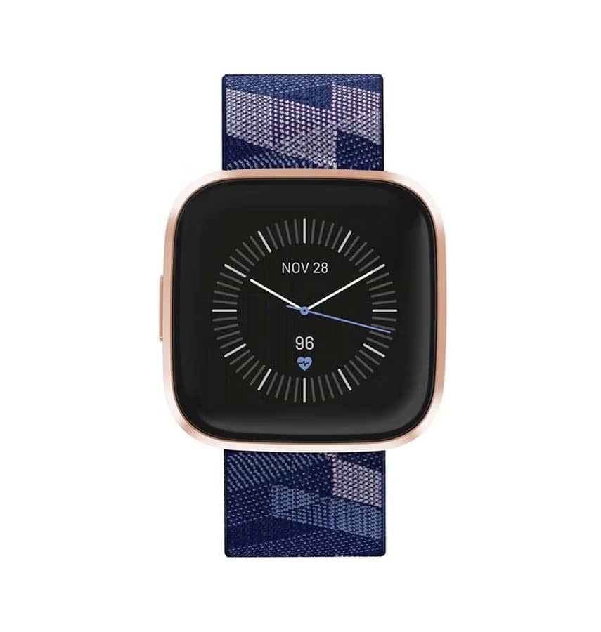 Navy/Pink Fitbit Versa 2, fitness tracker with heart rate monitoring and more