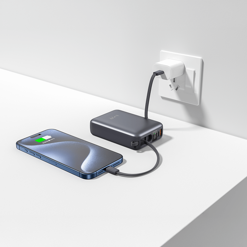 Rapid-20x Ultrafast 20000mAh MVR Power Bank - Grey | High Capacity Portable Charging - Image 5