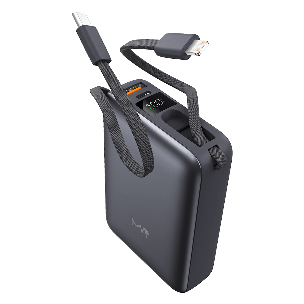 Rapid-20x Ultrafast 20000mAh MVR Power Bank - Grey | High Capacity Portable Charging - Image 2