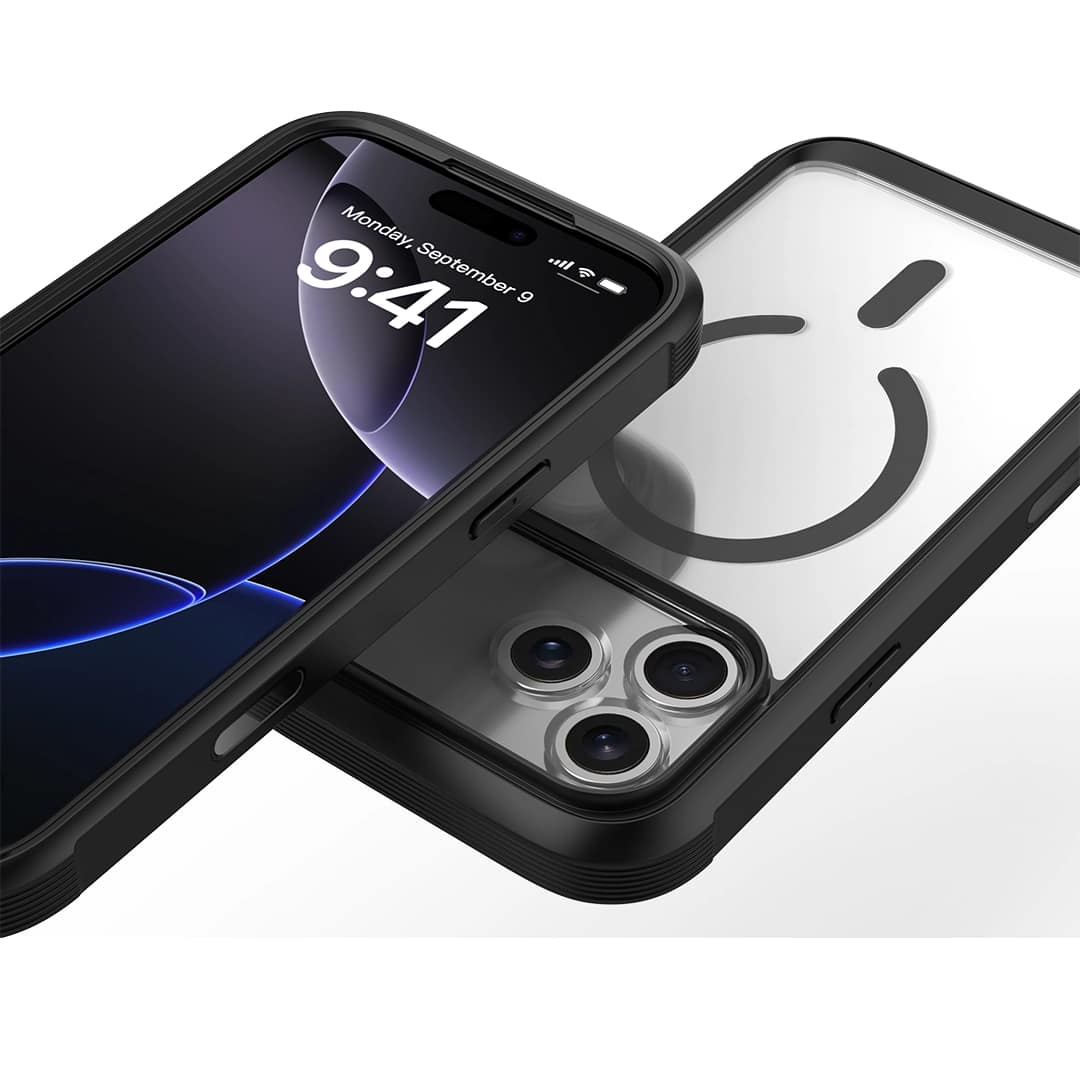 iPhone 17 Pro Case – Black | MVR Robust 360 Full Body Rugged Protection, Shockproof Design, Heavy Duty - Image 4