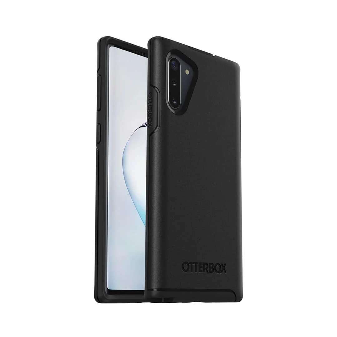 Samsung Note 10 Symmetry Case – Black | OtterBox Slim Protective Cover with Shockproof & Scratch-Resistant Design