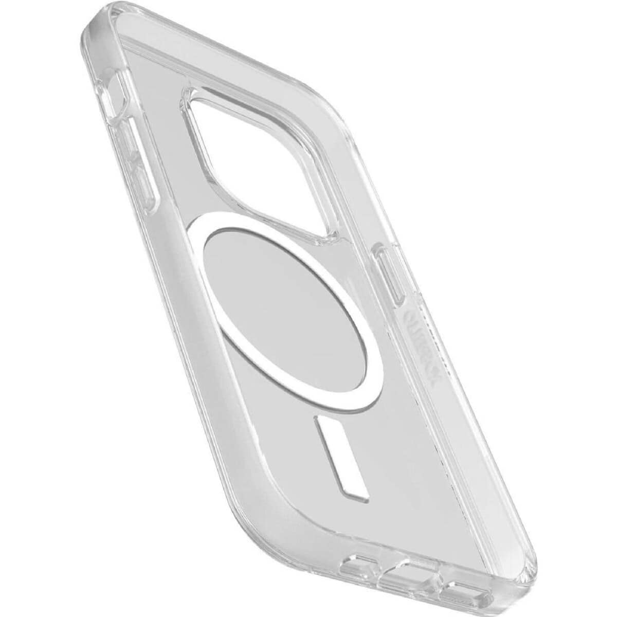 iPhone 14 Pro – Clear | OtterBox Symmetry Plus Series, Antimicrobial Soft Touch Protective Cover