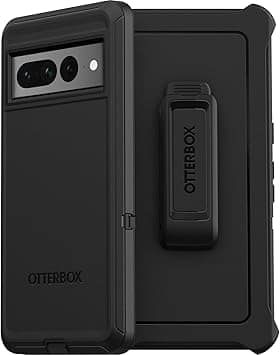 Google Pixel 7 Pro Case – Black | OtterBox Defender Series, Scratch-Resistant Rugged Protective Back Cover