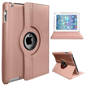 Rose Gold 360 case for iPad Air/Air 2/Pro 9.7, stylish and secure design
