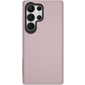 Rose gold triangle pattern back cover for Samsung Galaxy S22 Ultra
