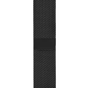 Apple Watch Milanese Loop metal band, black, sleek and stylish for 42/44/45mm