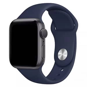 Apple Watch 38/40/41mm TPU band, navy, comfortable and sturdy for all-day use