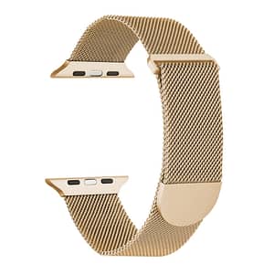 Apple Watch 42/44/45mm Milanese loop metal band, gold, sophisticated and stylish fit