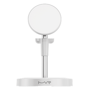 White DC-4W MVR 3-in-1 wireless charger, fast charging for multiple devices