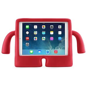 Red iBUY case for iPad Air/Air 2/Pro 9.7, vibrant and secure design