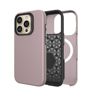 Rose Gold generic triangle back cover for iPhone 11, slim and elegant protection