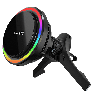Black T1 15W MVR MagSafe In-Car Phone Charging Holder