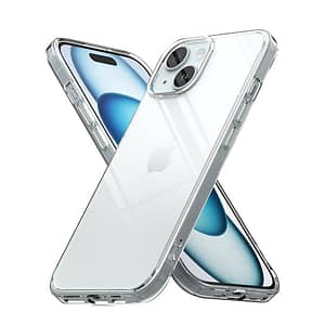 Clear Soft Back Cover for iPhone 15 Plus, flexible and lightweight protection
