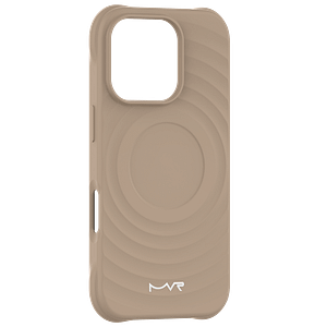 Tortilla MVR Wave silicone back cover for iPhone 16 Pro Max, soft touch and durable.