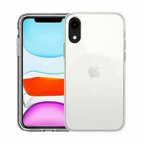 Clear soft back cover for iPhone XR, slim fit and durable.