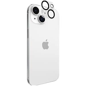 Clear Plus Alloy camera lens protector for iPhone 13/14/15/16e, durable and slim