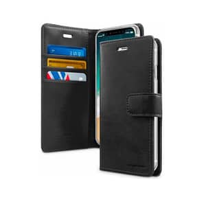 Black Mercury Bluemoon Diary Flip Wallet Case for iPhone 16, stylish and secure
