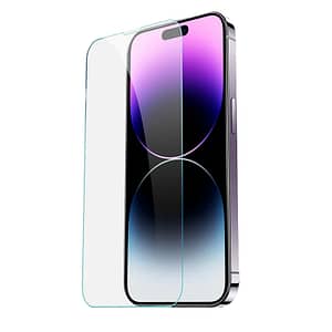 Clear Soft Back Cover for iPhone 14 Pro, slim, flexible, and protective.