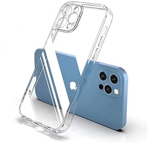 Clear Soft Back Cover for iPhone 14 Pro, slim, flexible, and protective.