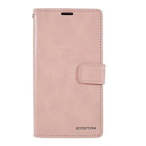 Rose gold Mercury Bluemoon diary flip wallet case for iPhone XR, stylish protection.