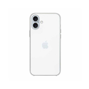 Clear Soft Back Cover for iPhone 16, flexible and protective fit