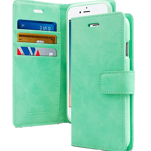 Mint Mercury Bluemoon Diary flip wallet cover for iPhone 12/12 Pro, fresh and stylish