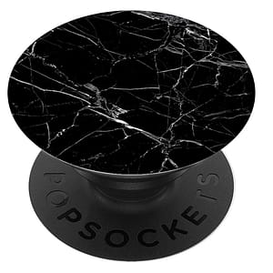 Black Universal PopSockets PopGrip for phones and devices.