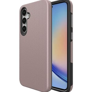 Rose gold triangle design back case for Samsung Galaxy A55
