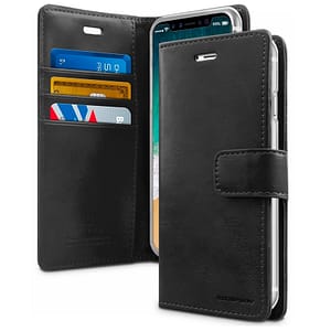 Black Mercury Bluemoon Diary Flip Wallet Cover for iPhone 16 Plus, classic and secure