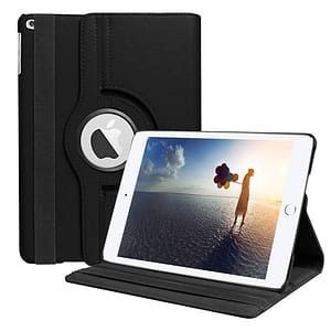 Black 360 case for iPad Air/Air 2/Pro 9.7, sleek and durable protection