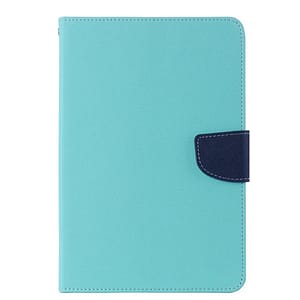 Mint/Navy Mercury Fancy Diary case for iPad 9.7, colourful and secure fit