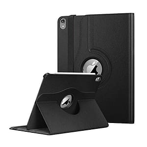 Black 360° rotating case for iPad Air 4/Pro 11, reliable and sleek fit