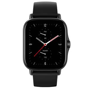 Amazfit GTS, black, versatile smartwatch with fitness tracking and modern design