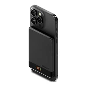 Cygnett MagSlim 5k Magnetic Wireless Power Bank - Black