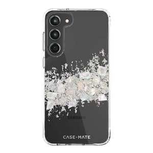 SAMSUNG S23 CASE-MATE KARAT PEARL COVER ANTIMICROBIAL CLEAR
