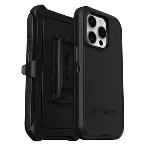 iPhone 15 Pro Case – Black | Otterbox Defender Series, Rugged Shockproof Back Cover