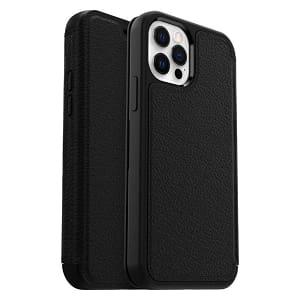 iPhone 12/12 Pro Case – Shadow | OtterBox Strada Series, Soft Touch Protective Cover