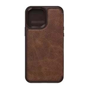 iPhone 13 Pro Max Case – Espresso | OtterBox Strada Series, Soft Touch Protective Cover
