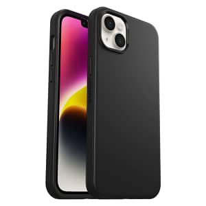 iPhone 14 Plus – Black | OtterBox Symmetry Series, Antimicrobial Soft Touch Protective Cover