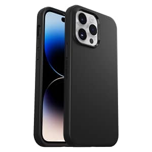 iPhone 14 Pro Max – Black | OtterBox Symmetry Plus Series, Soft Touch Protective Cover