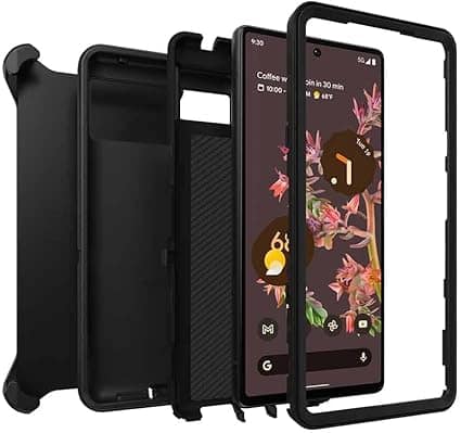 Google Pixel 6 Case – Black | OtterBox Defender Series Rugged, Durable & Multi-Layer Protective Cover