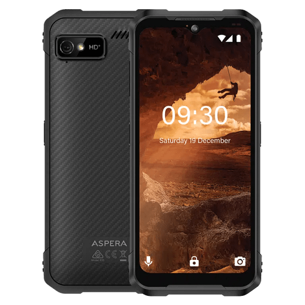 Aspera R10 - Black | 13MP rear + 8MP front | 6.52? HD+ display | 5100mAh Long Lasting battery Smartphone