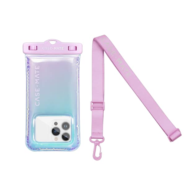 Case-Mate Waterproof Floating Pouch – Soap Bubble | Universal Floating Phone Pouch with Stylish Finish & Full Touch Access