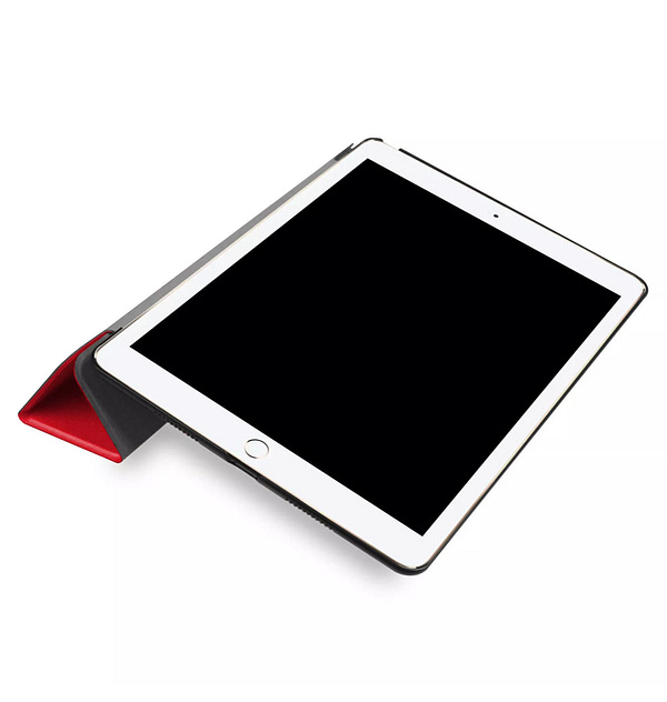 Apple iPad 10.2/Pro 10.5/Air 3 10.5 Case - Red | Canvas Smart Case with Apple Pencil Slot, Shockproof & Scratch - Resistant Protective Cover - Image 2