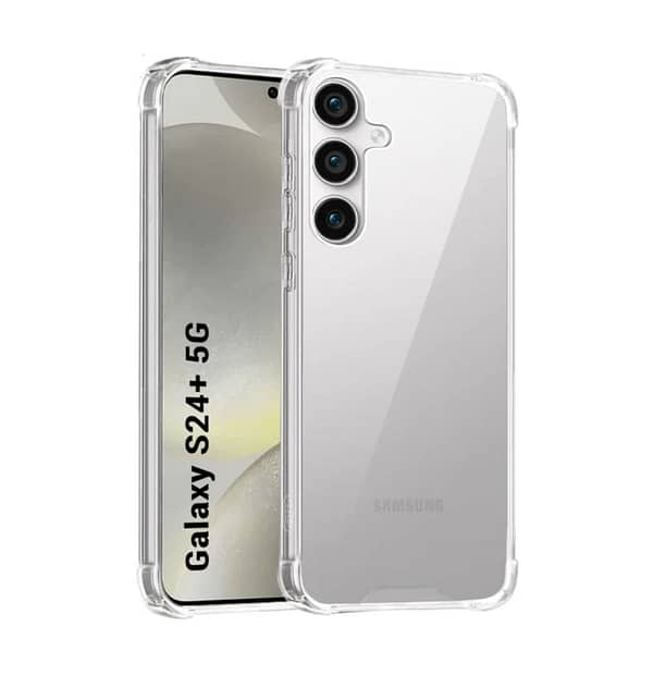 2mm clear hard back case for Galaxy S24 Plus protection